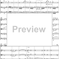 Serenade for String Orchestra in C major (C-dur). Movement IV, Finale (Tema Russo) - Score