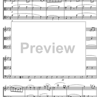 String Trio Bb Major D581A - Score