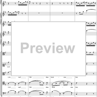 Sei Lob und Ehr' dem höchsten Gut, Movement 1, BWV117