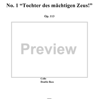 Tochter des mächtigen Zeus!, No. 1 from "Die Ruinen von Athen", Op. 113 - Full Score