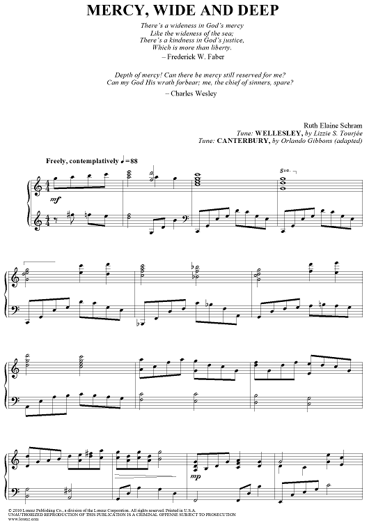 Mercy, Wide and Deep