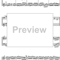 Suite  2 a minor BWV 807 - Score