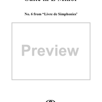 Suite in E Minor Op. 1, No. 6 - Flute 2/Violin 2
