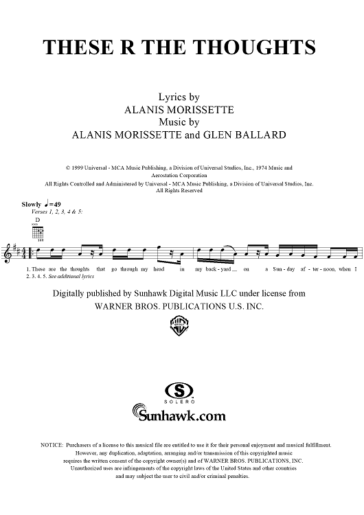 These R the Thoughts