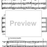 Quartetto (Quartet) - Score
