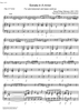 Sonata a minor - Score