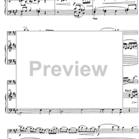 Quatre Morceaux d'Eglise - Score