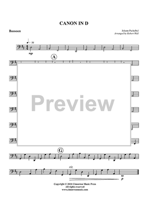 Canon in D - Bassoon