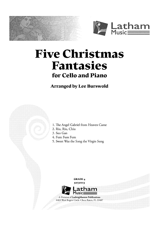 Five Christmas Fantasies for Cello and Piano