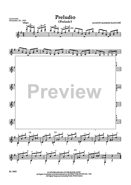 Preludio (Prelude)