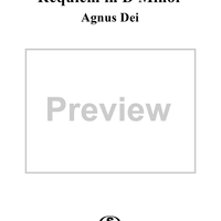 Requiem in D Minor, No. 8: Agnus Dei