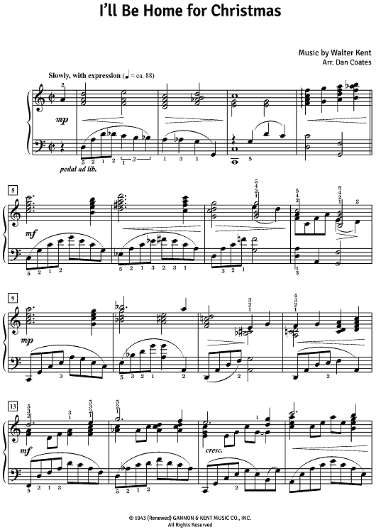 I'll Be Home for Christmas