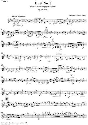 Duet No. 8 - Violin 2