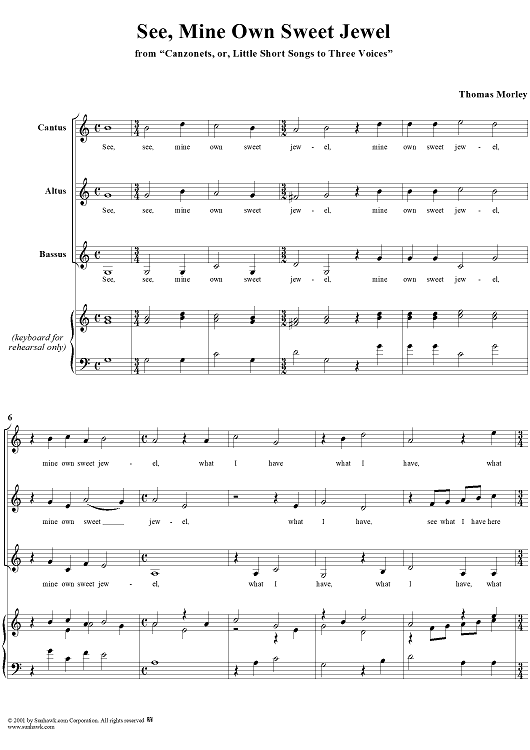 See, Mine Own Sweet Jewel