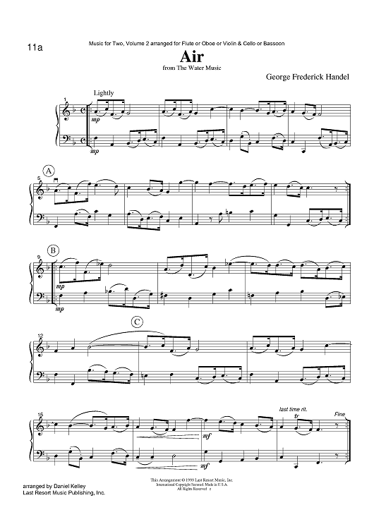 Air - from The Water Music