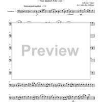 Thank We All Our God (Nun danket Alle Gott) - Trombone 2