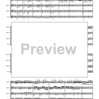 Allegro from Quartet No. 4 in C, K. 157 - Score
