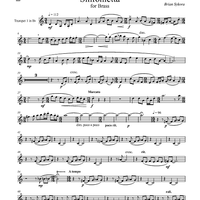Sinfonietta - Trumpet 1 in B-flat