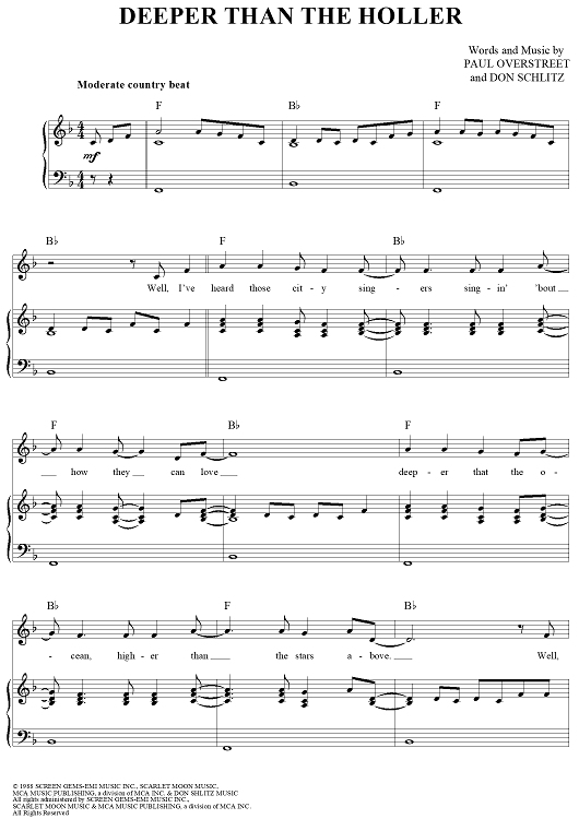 Deeper Than The Holler