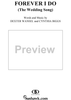 Forever I Do