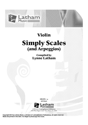 Simply Scales (and Arpeggios)