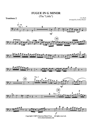 Fugue in G Minor - Trombone 2