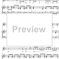 Ostenti pur la sorte - Score