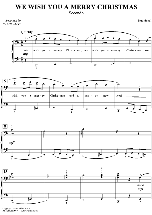 We Wish You A Merry Christmas