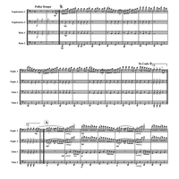 Tuba (Clarinet) Polka - Score