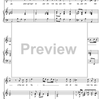 Non ha core o ha cor di fiera - Score