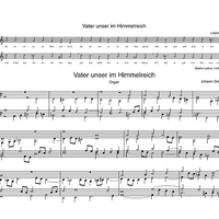 Vater unser im Himmelreich BWV 737