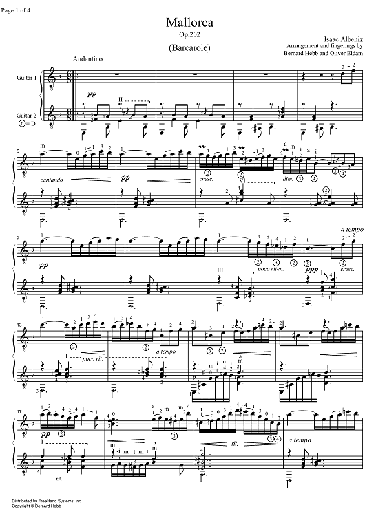 Mallorca Op.202 (Barcarole)