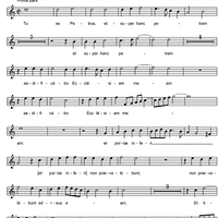 Tu es Petrus - Cantus 2