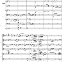String Octet, Op. 20, Movement 2 - Score