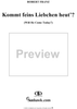 Six Lieder, op. 25, no. 4: Will He Come Today?  (Kommt feins Liebchen heut'?)