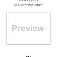 Without Sunlight, No. 3: Retrospect