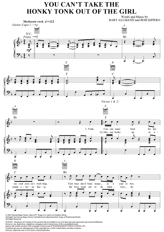 You Can't Take the Honky Tonk Out of the Girl