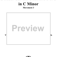 Double Clavier Concerto No. 1 in C Minor, Movement 3   (BWV 1060) - Score