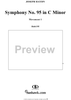 Symphony No. 95 in C Minor   movt. 1 - Hob1/95 - Full Score