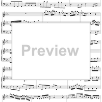 Flute Sonata No. 2 in E-flat Major, BWV1031 - Piano Score