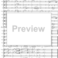 Brandenburg Concerto No. 1: Menuetto/Trio/Polonaise/Trio - Score