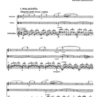6 canzoni andaluse (6 andalusian songs) - Score