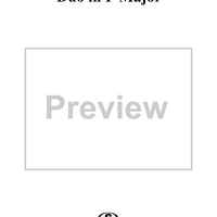 Duo No. 5 in F Major - Cello