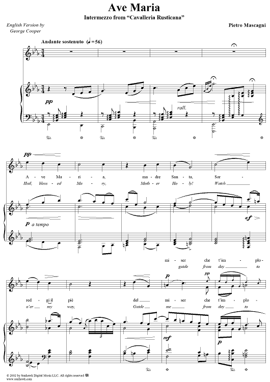 Ave Maria - Intermezzo from "Cavalleria Rusticana"