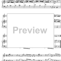 Partita No. 3 d minor - Score