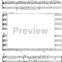 String quartet No. 1 - Score