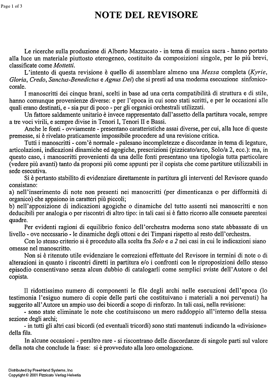 Kyrie from Messa solenne - Preface