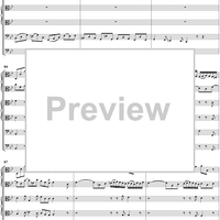 Brandenburg Concerto No. 6: Movement 3 - Score