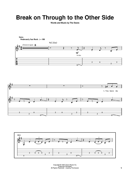 Break On Through To The Other Side