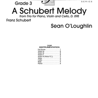 A Schubert Melody - Score